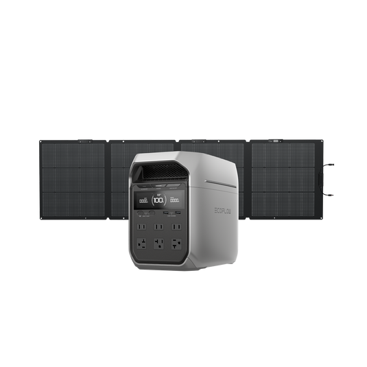DELTA 3 Plus + Panel solar monofacial de 220W
