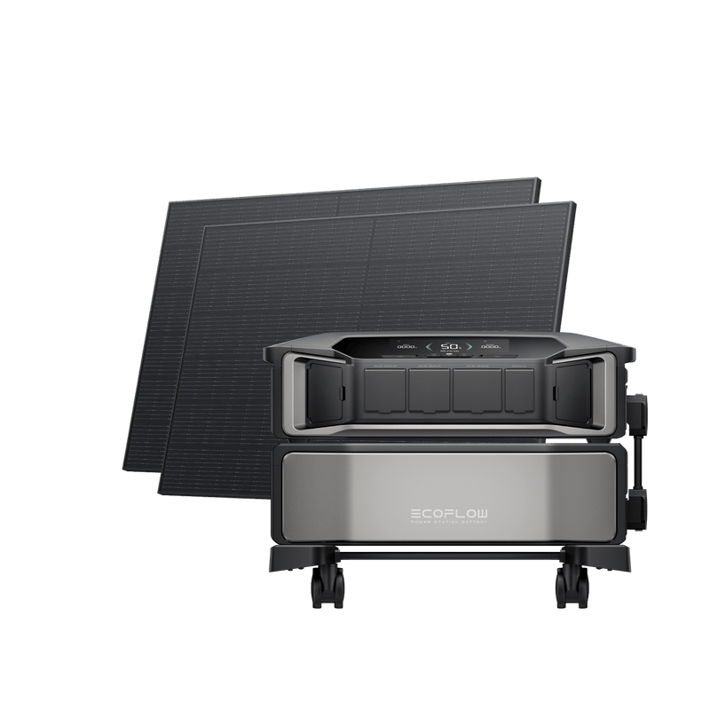 Load image into Gallery viewer, EcoFlow EcoFlow DELTA Pro Ultra + 400W Rigid Solar Panels (1 × Inverter + 1 × Battery + 2 × Solar Panels) EcoFlow DELTA Pro Ultra Whole-Home Backup Power