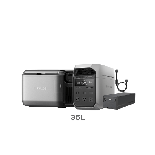 EcoFlow US GLACIER Classic 35L / GLACIER Plug-in Battery + DELTA 3 Plus EcoFlow GLACIER Classic Portable Fridge Freezer