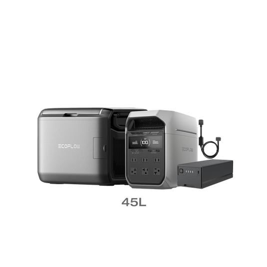 EcoFlow US GLACIER Classic 45L / GLACIER Plug-in Battery + DELTA 3 Plus EcoFlow GLACIER Classic Portable Fridge Freezer