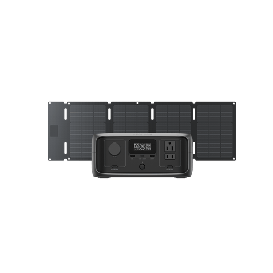 EcoFlow US Standalone RIVER 3 + 45W Solar Panel EcoFlow RIVER 3 Portable Power Station