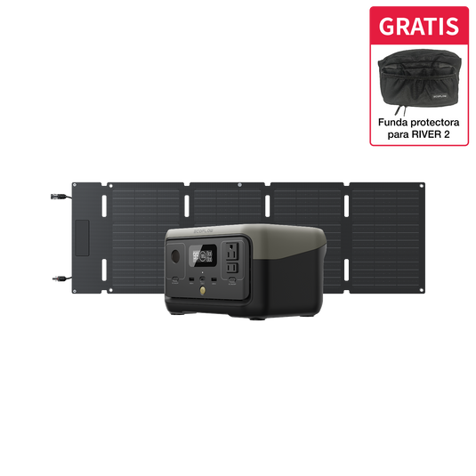 Generador Solar EcoFlow RIVER 2 (FV 45 W)