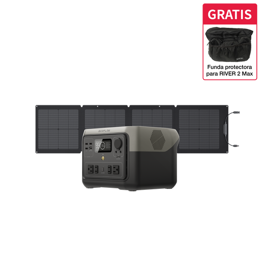 Generador Solar EcoFlow RIVER 2 Max (FV 110 W)