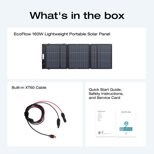 Panel solar monofacial EcoFlow NextGen de 160 W