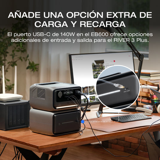 Estación de energía portátil EcoFlow RIVER 3 Plus 270