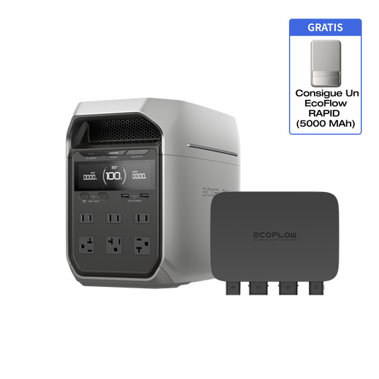 DELTA 3 Plus + Cargador de alternador de 800W