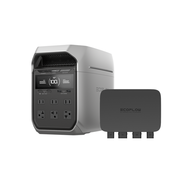 DELTA 3 Plus + Cargador de alternador de 800W para vehículo