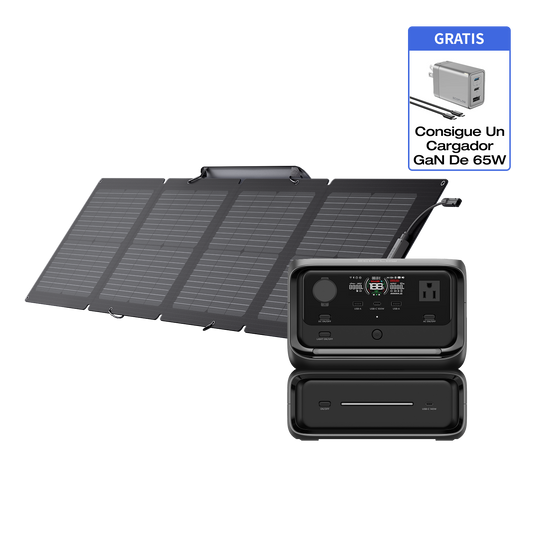 Generador Solar EcoFlow RIVER 3 Plus (FV 45W)