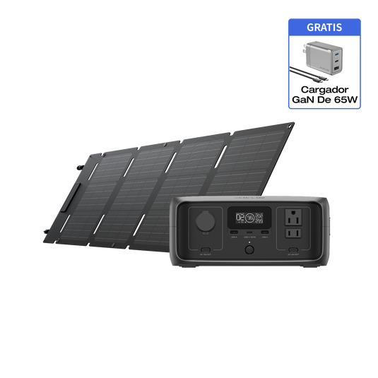 Panel solar EcoFlow RIVER 3 + de 45 W