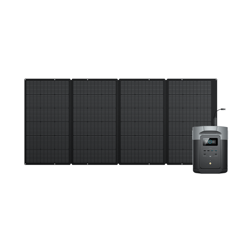 Load image into Gallery viewer, EcoFlow DELTA 2 Max Portable Power Station DELTA 2 Max + 400W Portable Solar Panel
